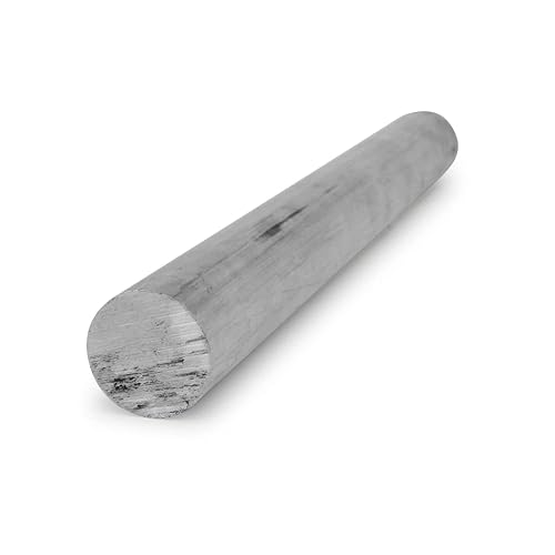 OnlineMetals 6061 Aluminum Round Bar, Unpolished (Mill) Finish, Extruded, T6511 Temper, ASTM B221, 3/4' Diameter, 36' Length - Poueer