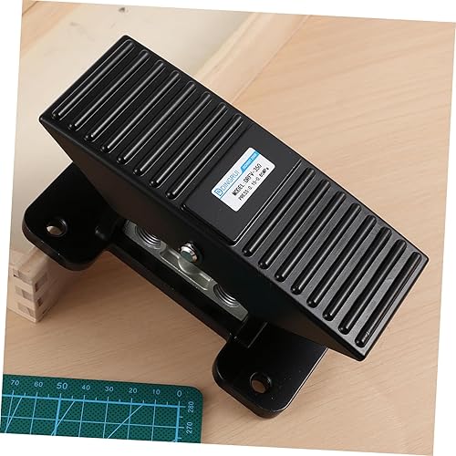 Pneumatic Foot Pedal Valve Momentary Way Position Nonslip Pressure Control Foot Switch for Pneumatic Systems Foot Air Pedal Switch - Poueer