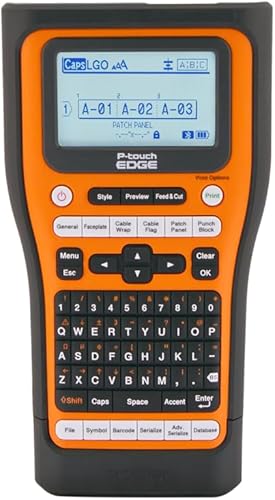 Brother PT-E560BTVP P-Touch Edge Handheld Industrial Label Printer with Bluetooth and Dual auto-Cutter (up to 24mm Labels) - Poueer