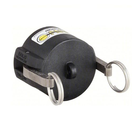 2 of 3/4' Banjo Poly Cam Lever Coupler Cap for 3/4' Male Adapter USA Made Farmer Bob's Parts 075CAP - Poueer