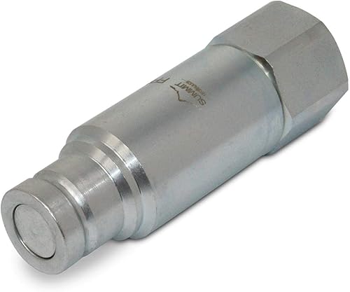 3/8″ Flat Face Connect Under Pressure Hydraulic Quick Connect Coupler Set, 3/8″ NPT Thread - Poueer