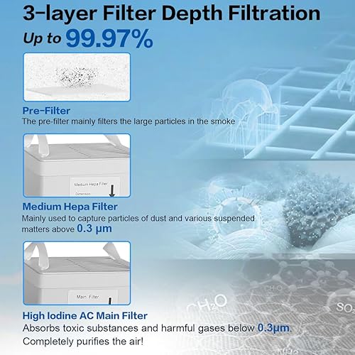 FumeClear FC-2001S Black Replacement Sets - Poueer