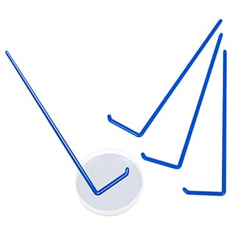 Argos C4050 Polypropylene Sterile Disposable Blue L-Shaped Cell Spreaders (Case of 500) - Poueer