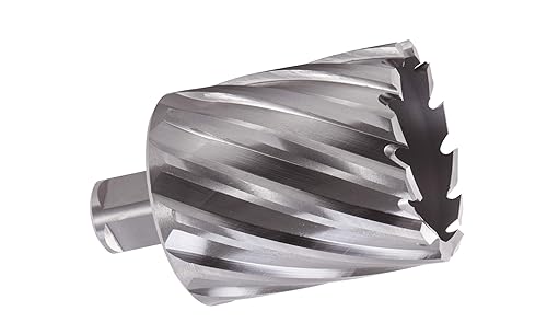 ACTOOL 2-1/8' Diameter × 2' Depth of Cut HSS ANNULAR Cutter with 3/4'' Weldon Shank - Poueer