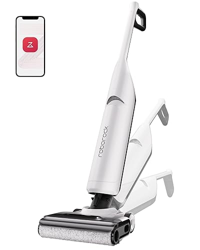 roborock Flexi Wet Dry Vacuum Cleaner, 180° FlatReach Design, 17000Pa Cordless Vacuum Mop with Hot Water Self-Cleaning & Self-Drying, Edge-to-Edge Cleaning, Floor Cleaner for Tiles and Hard Floors - Poueer