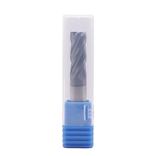 BestParts High Performance 5pcs 7/16' Solid Carbide Square End Mills, AlTiN Coated, 4 Flute, 30 Degree Helix, 7/16' Cutting Diameter, 7/16' Shank Diameter, 1' Length of Cut, 2-3/4' Overall Length - Poueer