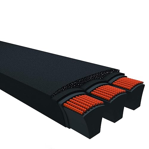 D&D DURA-Ultimate 5VK800/03 Banded V-Belt with Aramid Cord 5/8 x 80in OC 3 Band - Poueer