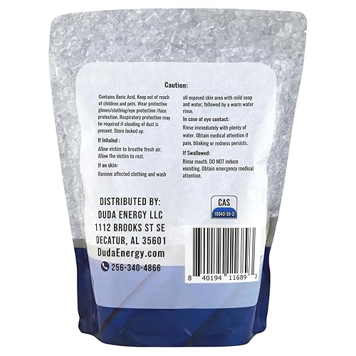 Duda Energy 55 lb Pail of Granular Boric Acid - Poueer