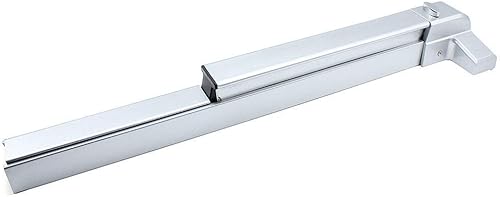 Door Push Bar Handles, Heavy Duty Commercial Grade Exit Device, Stainless Steel, 27 inches - Poueer