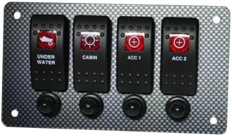 Carbon Fiber ABS Sheet for Boat Instrument Panels 24'x48x3/16' - Poueer