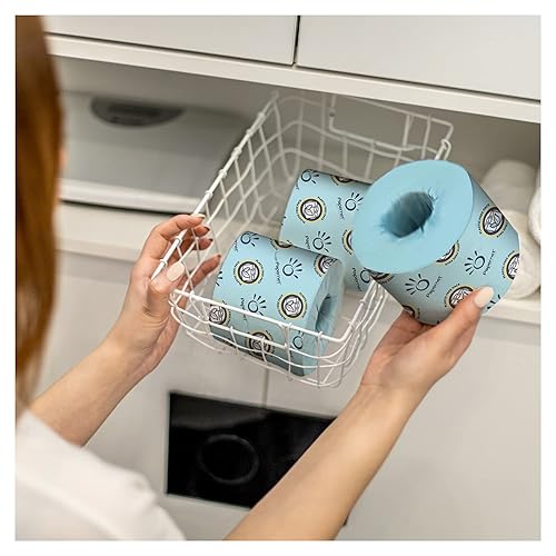 Toilet Tissue 48 Single Rolls with 400 Premium Quality Sheets per roll | Compatible with Universal Dispensing System | 2 ply 400 sheets 4.1” x 4.0” - Poueer