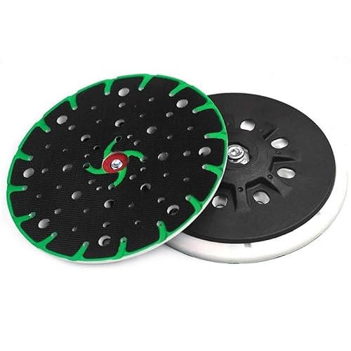 New Update 202458 D150 (6-Inch) Replacement Sanding Pad for Festool ETS 150/5 EQ Sander,Super Soft Pad,48 Holes,Jetstream Sanding Pad,3-Year Warranty - Poueer