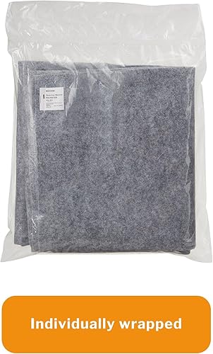 McKesson Stretcher Blanket, Disposable, 100% Polyester, Grey, 40 in x 80 in, 1 Count, 24 Packs, 24 Total - Poueer