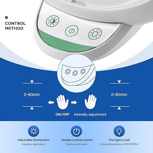 Coxo Dental LED Light, 12mm Diameter Shadow, 6 Pcs LED Light, Double Control System, #CX249-23,Sold by JMU - Poueer