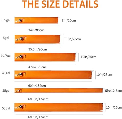 Metal Drum Heater - 55 Gallon Barrel Band Heater Pail Heater with Adjustable Thermostat (Size : 100L 120 * 25CM) - Poueer