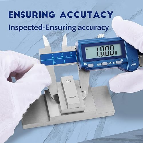 Dasqua 6 Inch/150mm Digital Caliper Electronic Industrial, Stainless Steel, with Large LCD Screen and Storage Case Auto Off Featured Measuring Tool, Resolution 0.0005'/0.01mm, Accuracy 0.001”/0.02mm - Poueer