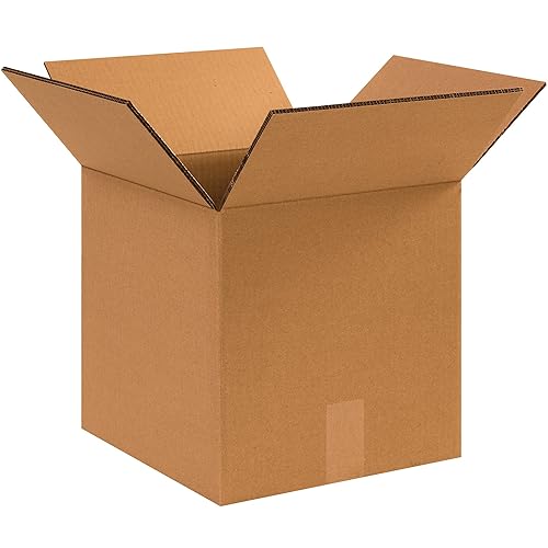 BOX USA Shipping Boxes Double Wall 12'L x 12'W x 12'H, 15-Pack | Corrugated Cardboard Box for Packing, Moving and Storage - Poueer