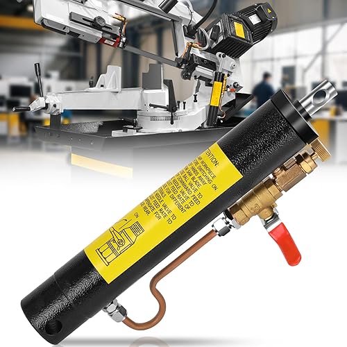 Hydraulic Cylinder for 9 x 12 Metal Cutting Band Saw, Compatible with BS-912B/BS-912GR, Hydraulic Downfeed Control Cylinder for Metal Bandsaw, Bandsaw Downfeed Cylinder, Black - Poueer