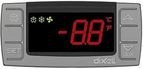 XR03CX-5N0C1 230V/50-60Hz Digital Thermostat Controller Auxiliary Relay Programmable-Commercial for Refrigerating Units - Poueer