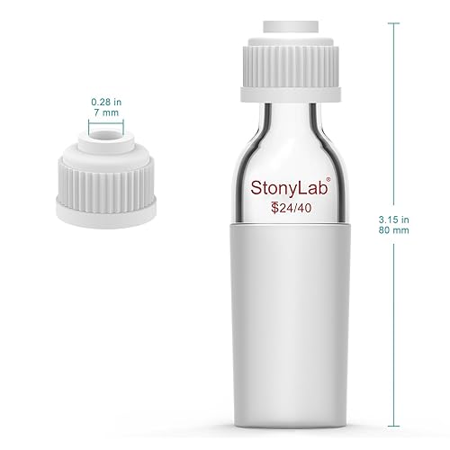 Liebig Condenser, 3 Way Distilling Adapter, Thermometer Inlet Adapter Bundle with Distillation Adapter - stonylab Bundle - Poueer