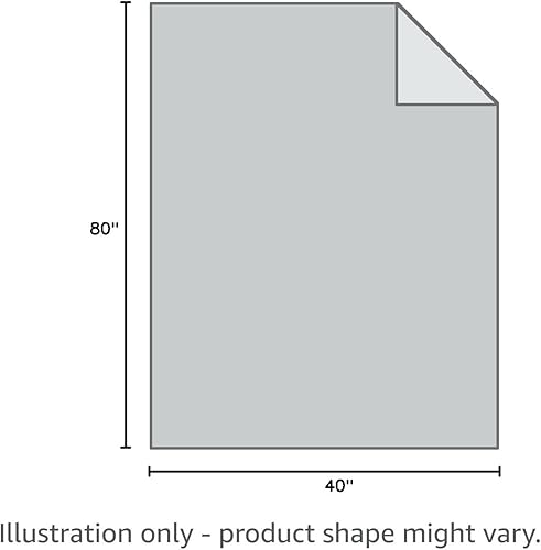 McKesson Stretcher Blanket, Disposable, 100% Polyester, Grey, 40 in x 80 in, 1 Count, 24 Packs, 24 Total - Poueer