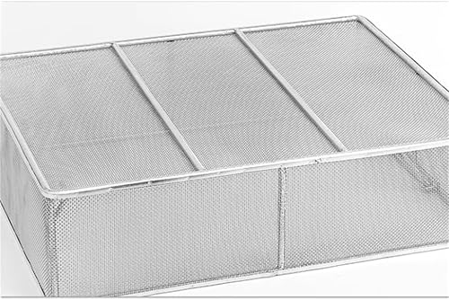 Medical 304 Stainless Steel Instrument Sterilization Baskets,Surgical Instrument Tool Sterilization Tray case Box,Mesh Perforated Baskets Sterilization Tray,50 * 40 * 20cm - Poueer