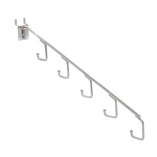 Econoco Commercial 5 Hook Pegboard Waterfall (Pack of 48) - Poueer