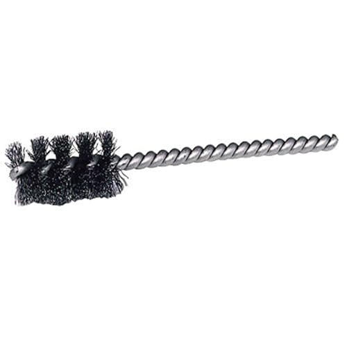 Single Spiral Tube Wire Brush, 1/2', PK10 - Poueer