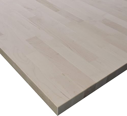1.5' x 18' x 36' Birch Table/Counter/Island Top ** see all Edge options ** (Sharp edges (no routing)) - Poueer