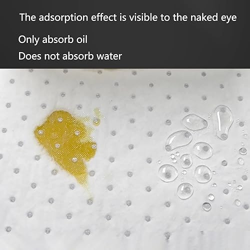 DRISSA Marine Oil and Fuel Spill Absorbent Pads, Heavy Duty Absorbent Pads, Absorbs Oil But Not Water, 1.31x1.64ft Suitable for, Shipping, Petrochemical, Ports and Power(Size:20 pieces,Color:5mm) - Poueer