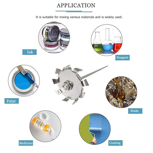 YUCHENGTECH Dispersing Disc Dispersion Impeller Dispersing Machine Blade Paddle Impeller Stainless Steel 8cm Disc with 8X300mm Rod (3.15″disc with 0.31″X11.8″Rod) - Poueer