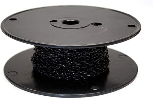 18 Gauge Black Jack Chain - 50 Ft. Roll - Poueer