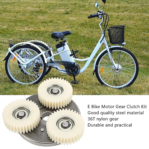 Electric Bike Gear Replacement 36 Teeth Steel Mini Motor Gear Kit - Poueer