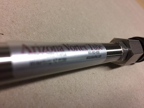 Arizona Vortex Tube 35 Scfm Stainless Steel 25 cfm 80-100 psig 1/4 MNPT 8.25 x 1.75 in - Poueer