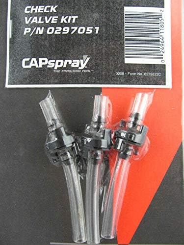 NEW Titan CapSpray HVLP Check Valve Kit 3 Pack 0297051 Maxum II Gun Check Valves - Poueer