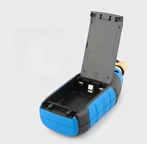 Digital Vacuum Gauge, 0-75000 Microns Gauge Range, ±5% Measurement Accuracy, 4 Vacuum Units Buzzer Alarm Digital Display 7/16”-20UNF Connector Three-Way Connection Extended Rod - Poueer