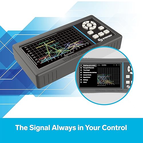 STEREN Wireless Display Tester, WiFi Tester, Wirelesss Ethernet Testing Device, WiFi Boost Checking Tool - Poueer