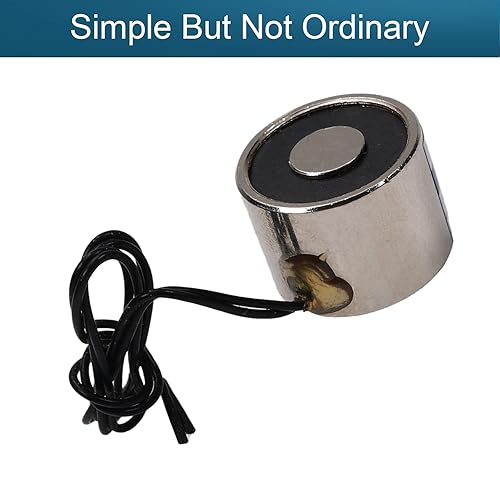 Heyiarbeit 12V DC 1500N Electric Lifting Magnet Electromagnet Solenoid Lift Holding 80mmx38mm - Poueer