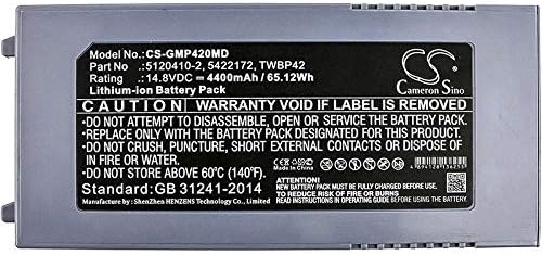 XPS Replacement Battery Compatible with GE Logiq E, Logiq I, Ultrasound Machines PN 5120410-2, 5422172, TWBP42 - Poueer