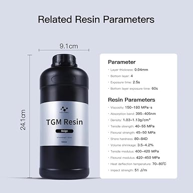 NOVA3D 16K TGM 3D Printer Resin,Tabletop Gaming,High Toughness,Impact Resistance Ultra Precision,405nm LCD Rapid Photopolymer Resin for Board Game Character Model LCD 3D Printing Navy Grey Resin 1kg - Poueer