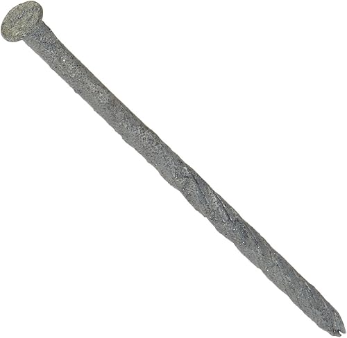 S257S-5 Double Hot Dipped Spiral Shank Small Head Siding Nail, 5-Pound 8D 2-1/2-Inch - Poueer