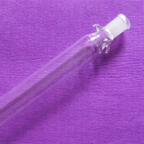 400ml,24/40,30CM,Glass Chromatography Column,OD=45mm,10mm Vacuum Hose Connection - Poueer