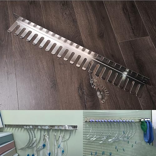 305 Stainless Steel Rack Wall Hanging Frame For Endotracheal Tubes Veterinaria Equipment(2.0-14,70cm) - Poueer