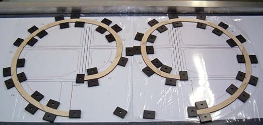 Master Magnetics Ceramic Latch Magnet Assemblies - Rectangular with Center Hole, Zinc Plated, 1' Length, 0.813' Width, 0.313' Height, 12 Pound Pull, Silver, Pack of 24, CA41LWHX24 - Poueer