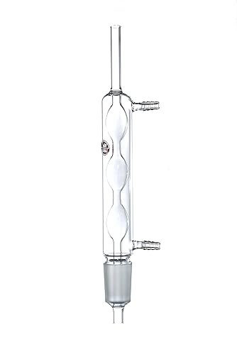 Wilmad-LabGlass LG-6900-110 Allihn-Type Condenser for Soxhlet Extraction Apparatus, Standard Taper 34/45 - Poueer