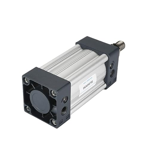 SU SU32 Standard Air Pneumatic Cylinder Double Acting Single Rod SU32-25 SU32-50 SU32-75 SU32-100 SU32-125 SU32-150 1Pcs(Stroke 125mm,SU32(With magnet)) - Poueer