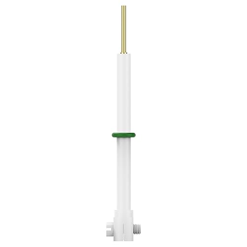 stonylab PTFE Platinum Electrode Holder, Multi-Purpose Replaceable Electrode Holder Clip with 10 * 10 mm Platinum Sheet and PTFE Body - Poueer