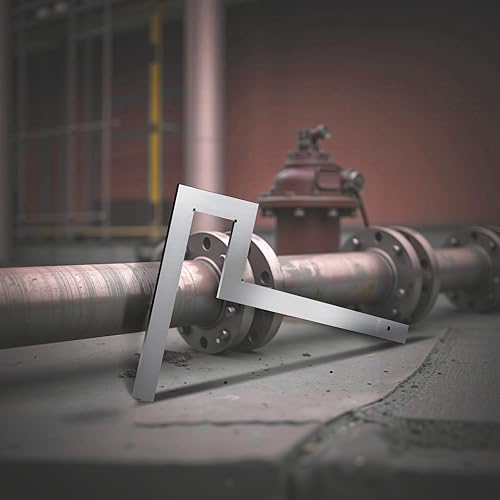 Flange Angle Heavy Duty Square Carbon Steel Tool to Measure a Flange Angle of Squareness Water Pipelines System Measuring Tool - Poueer