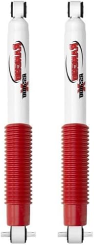 RS5000X Series Set of Front & Rear Shocks fits 1997 2006 Wrangler TJ with 2.5' Lift - Accommodates Larger Wheels - Includes TrendsAuto Decal - Poueer
