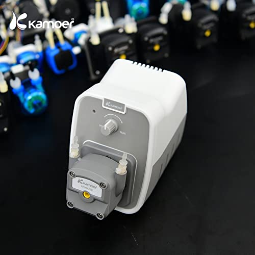 Kamoer KCP200 Automatic Circulation high Flow peristaltic dosing Pump 24v 100~200ml/min with Adjustable Flow Rate BPT 3.2 * 6.4mm - Poueer